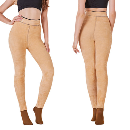 Warm Sheer Tights with Skin-Tone Effect – Winter Thermal Pantyhose