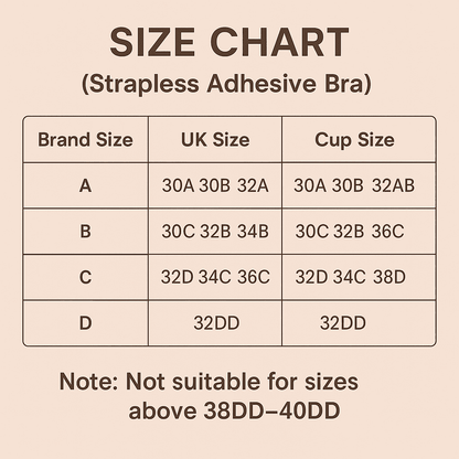 Invisible Strapless Bras – Push Up Adhesive Backless Silicone Bra