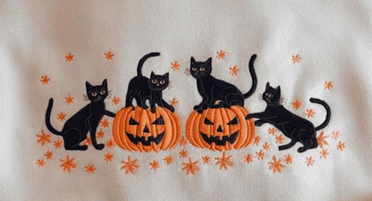 Halloween Embroidered Sweatshirt